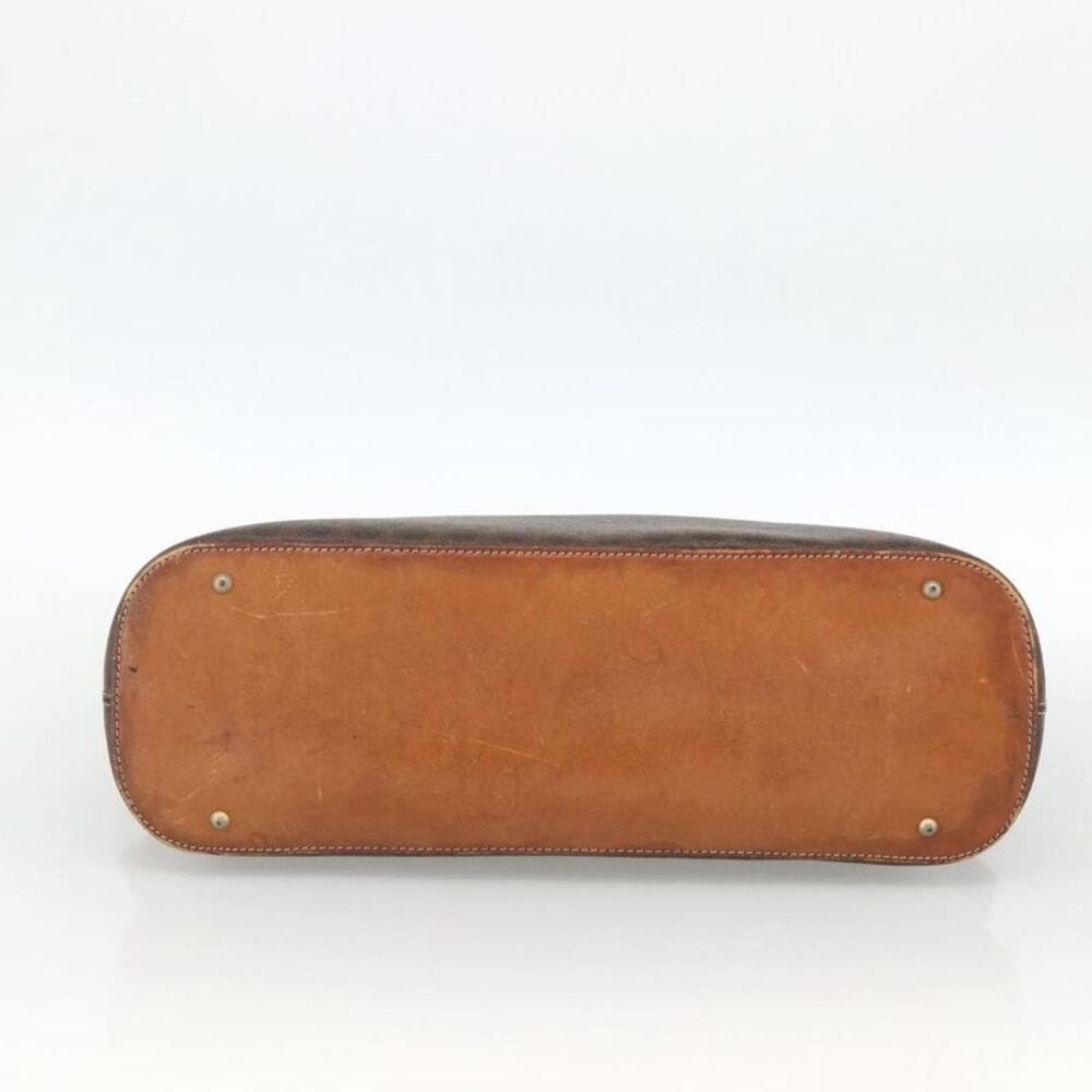 Celine Macadam Handbag Macadam With Leather Brown Canvas Handbag - Picture 16 of 16